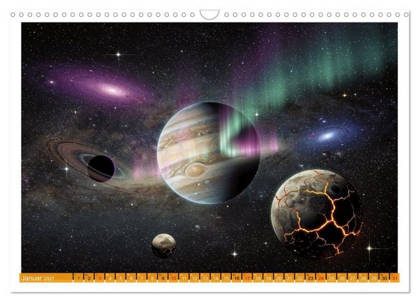 Produktbild: Kosmische Anomalien (Wandkalender 2027 DIN A3 quer), CALVENDO Monatskalender