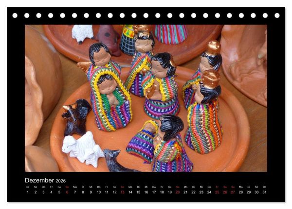 Produktbild: Farbenfrohes Guatemala (Tischkalender 2026 DIN A5 quer), CALVENDO Monatskalender