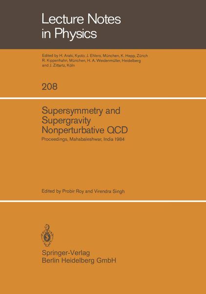 Produktbild: Supersymmetry and Supergravity Nonperturbative QCD