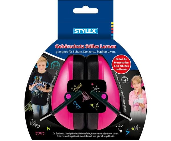 Produktbild: Geh&ouml;rschutz, Stilles Lernen, pink