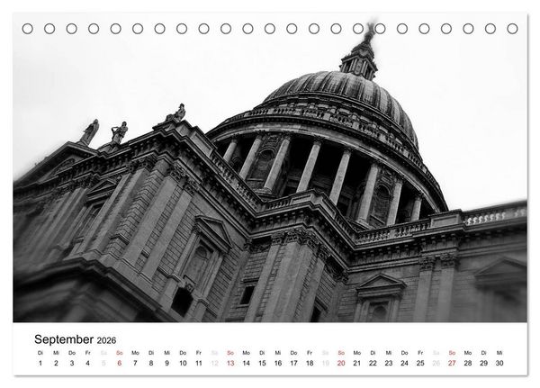 Produktbild: London (Tischkalender 2026 DIN A5 quer), CALVENDO Monatskalender