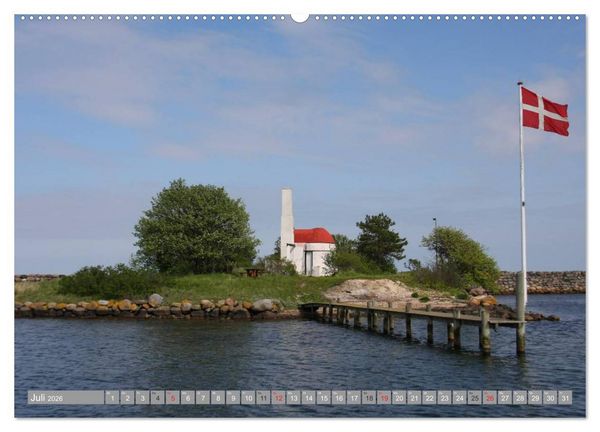 Produktbild: D&auml;nemark - Ostseek&uuml;ste (Wandkalender 2026 DIN A2 quer), CALVENDO Monatskalender
