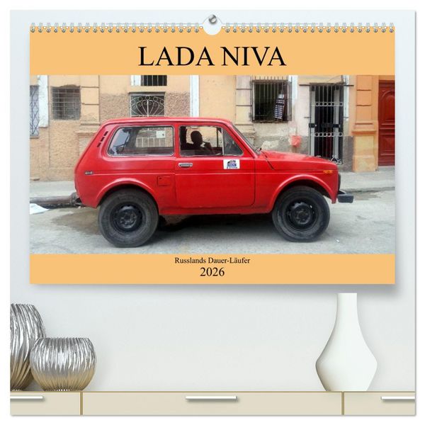Produktbild: LADA NIVA - Russlands Dauer-L&auml;ufer (hochwertiger Premium Wandkalender 2026 DIN A2 quer), Kunstdruck in Hochglanz