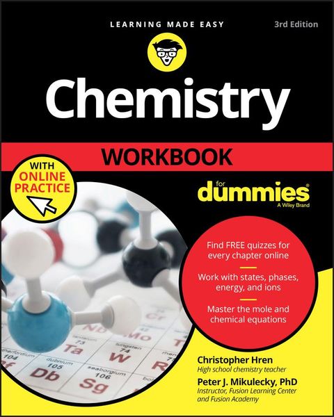 Produktbild: Chemistry Workbook For Dummies with Online Practice