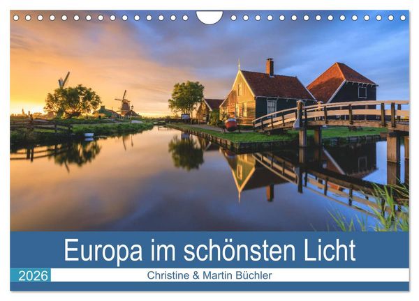Produktbild: Europa im sch&ouml;nsten Licht (Wandkalender 2026 DIN A4 quer), CALVENDO Monatskalender
