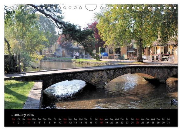 Produktbild: Cotswold Towns (Wall Calendar 2026 DIN A4 landscape), CALVENDO 12 Month Wall Calendar