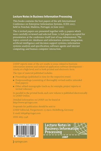 Produktbild: Enterprise Information Systems