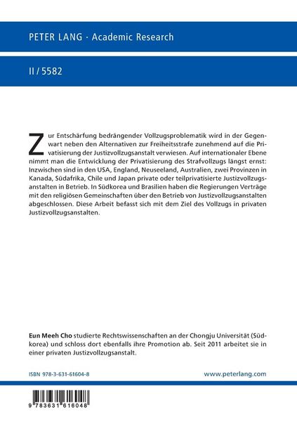 Produktbild: Privatisierung und Diversifizierung im Strafvollzug