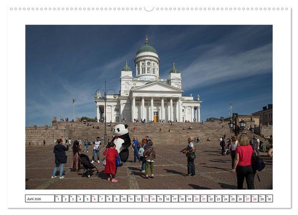 Produktbild: Helsinki - Die wei&szlig;e Stadt des Nordens (Wandkalender 2026 DIN A2 quer), CALVENDO Monatskalender
