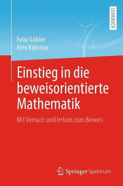 Produktbild: Einstieg in die beweisorientierte Mathematik