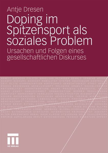 Produktbild: Doping im Spitzensport als soziales Problem