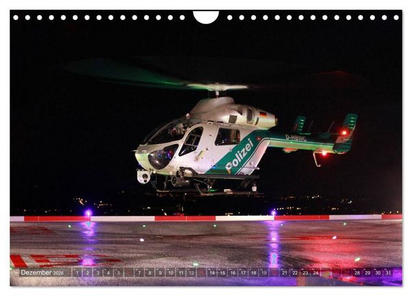 Produktbild: Helikopter in der Luft (Wandkalender 2026 DIN A4 quer), CALVENDO Monatskalender