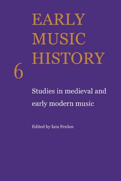 Produktbild: Early Music History