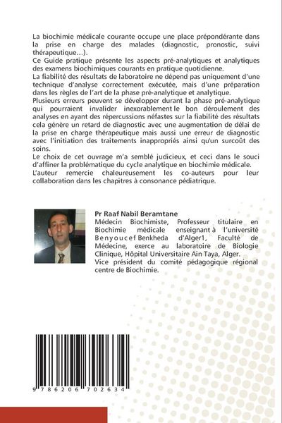 Produktbild: Guide Pratique En Biochimie Pre-Analytique Et Analytique
