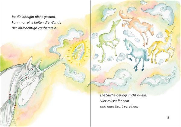 Produktbild: Lesel&ouml;wen 1. Klasse - Die Insel der magischen Pferde