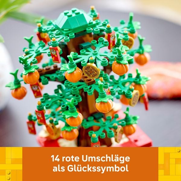 LEGO Glückskastanie, Bauset für Kinder, Mondneujahrsgeschenk 40648