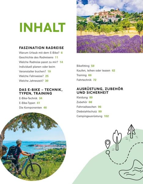 Produktbild: Radreisen mit dem E-Bike