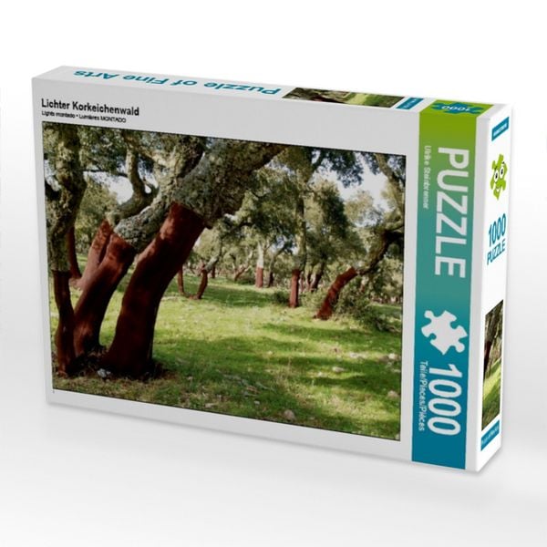 CALVENDO Puzzle Lichter Korkeichenwald auf Sardinien | 1000 Teile Lege-Größe 64x48cm Foto-Puzzle für glückliche Stunden