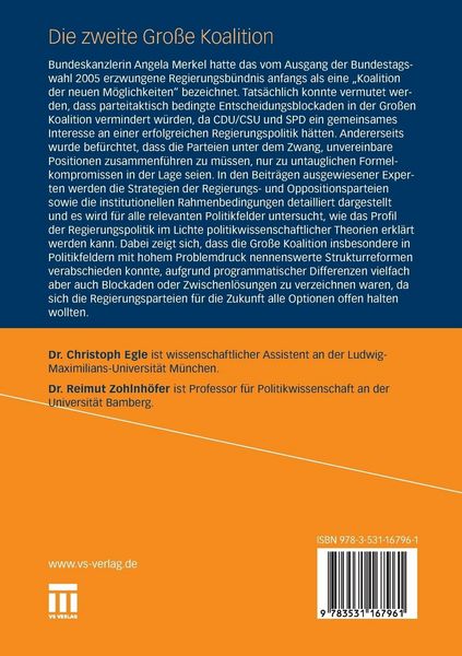 Produktbild: Die zweite Gro&szlig;e Koalition
