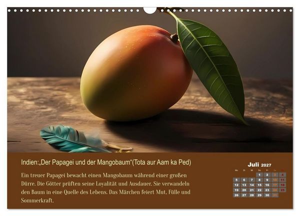 Produktbild: 12 M&auml;rchen unserer Welt (Wandkalender 2027 DIN A3 quer), CALVENDO Monatskalender