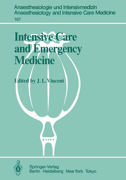 Produktbild: Intensive Care and Emergency Medicine
