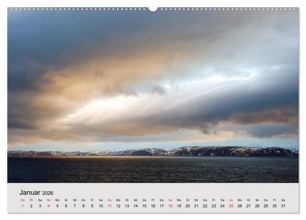 Produktbild: Mit den Hurtigruten unterwegs (hochwertiger Premium Wandkalender 2026 DIN A2 quer), Kunstdruck in Hochglanz