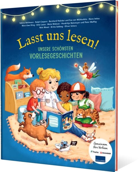 Lasst uns Lesen! Unsere schönsten Vorlesegeschichten, Gebundene Ausgabe von Sabine Bohlmann,Ralph Caspers,Bernhard Hoecker,Marc-Uwe Kling,Anke