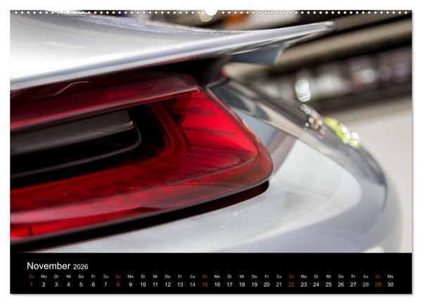 Produktbild: Heiligs Blechle - Porsche-Ikonen im Detail (Wandkalender 2026 DIN A2 quer), CALVENDO Monatskalender