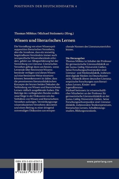 Produktbild: Wissen und literarisches Lernen
