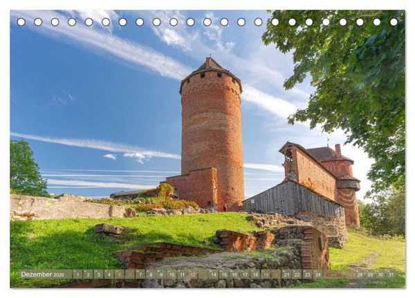 Produktbild: Tallinn-Riga-Vilnius-Memel, eine Traumreise durch das Baltikum. (Tischkalender 2026 DIN A5 quer), CALVENDO Monatskalender