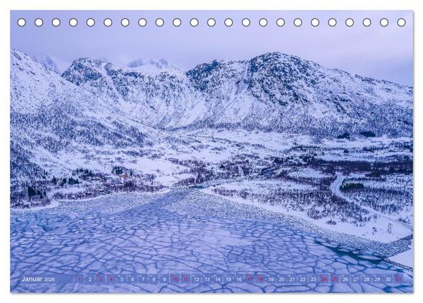 Produktbild: Troms&oslash; in der Polarnacht (Tischkalender 2026 DIN A5 quer), CALVENDO Monatskalender