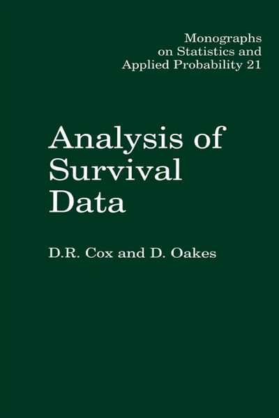 Produktbild: Analysis of Survival Data