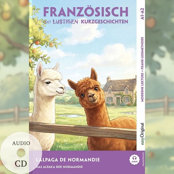 Produktbild: L&rsquo;Alpaga de Normandie - Franz&ouml;sisch lernen mit lustigen Kurzgeschichten A1-A2 (+ Audio-CD)