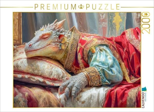 CALVENDO Puzzle Drachen | 2000 Teile Lege-Größe 90x67cm Foto-Puzzle für glückliche Stunden