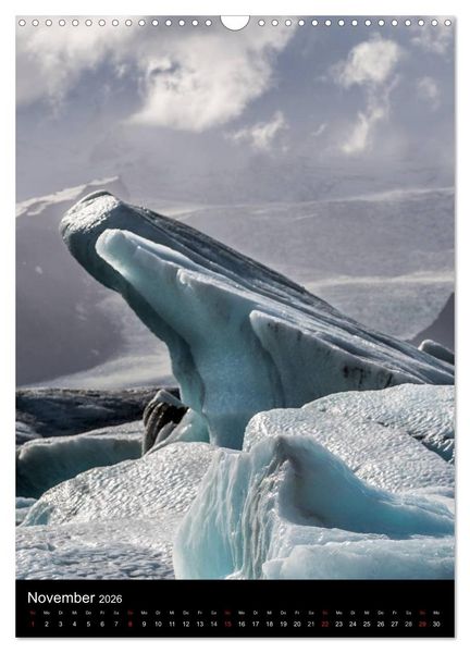 Produktbild: Island - Landschaften vom Wasser gepr&auml;gt (Wandkalender 2026 DIN A3 hoch), CALVENDO Monatskalender