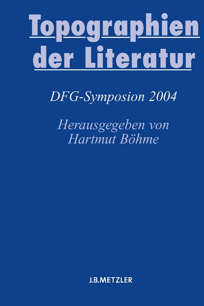 Produktbild: Topographien der Literatur