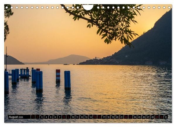 Produktbild: Romantischer Lago d'Iseo (Wandkalender 2026 DIN A4 quer), CALVENDO Monatskalender