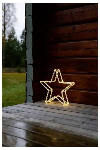 Produktbild: Konstsmide 4403-103 LED-Weihnachtsstern Stern Warmwei&szlig; LED Klar