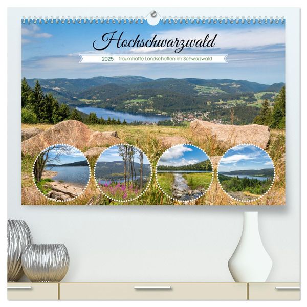 Hochschwarzwald - Traumhafte Landschaften im Schwarzwald (hochwertiger Premium Wandkalender 2025 DIN A2 quer), Kunstdruc