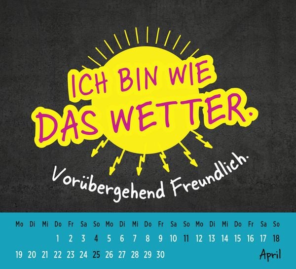 Produktbild: Mini-Kalender 2027: Neues Jahr neues &hellip; ach halt die Klappe!