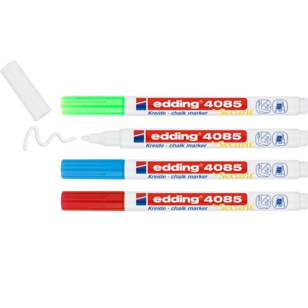 Produktbild: Edding Kreidemarker 4085 basic 4er Set