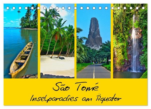 Produktbild: S&atilde;o Tom&eacute; - Inselparadies am &Auml;quator (Tischkalender 2026 DIN A5 quer), CALVENDO Monatskalender
