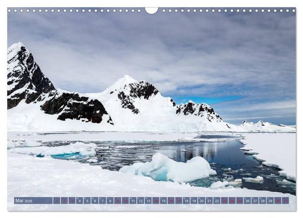 Produktbild: Antarktis Gletscher, Robben, Pinguine (Wandkalender 2026 DIN A3 quer), CALVENDO Monatskalender