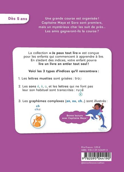 Produktbild: Je peux tout lire avec capitaine Maya. La grande course