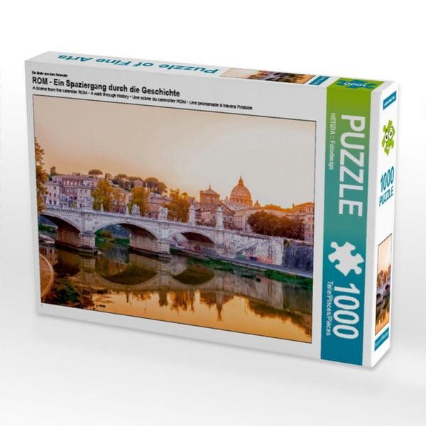 Produktbild: CALVENDO Puzzle Ein Motiv aus dem Kalender ROM - Ein Spaziergang durch die Geschichte 1000 Teile Puzzle quer | 1000 Teile Lege-Gr&ouml;&szlig;e 64 &times; 48 cm Foto-Puzzle f&uuml;r gl&uuml;ckliche Stunden