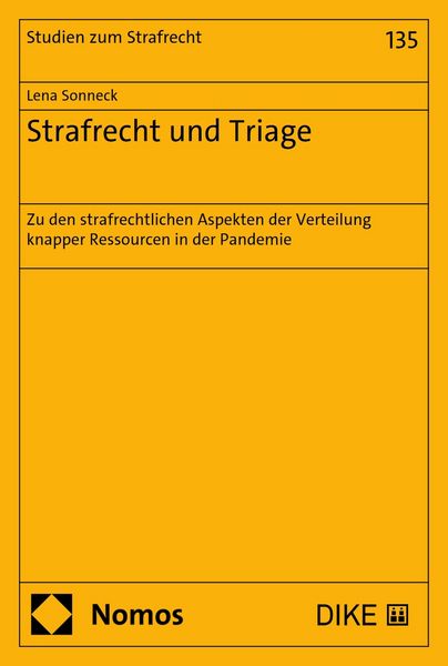 Produktbild: Strafrecht und Triage