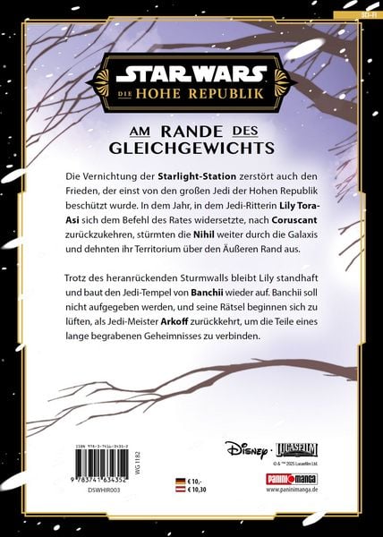 Produktbild: Star Wars: Die Hohe Republik - Am Rande des Gleichgewichts (Manga) 03