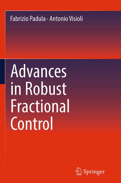 Produktbild: Advances in Robust Fractional Control