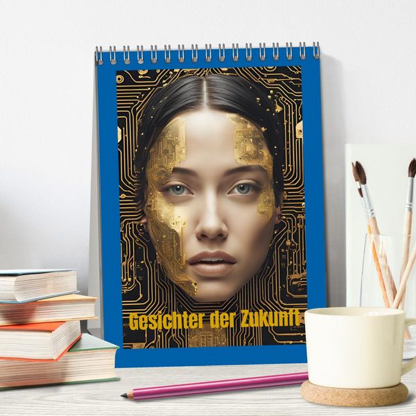 Produktbild: Gesichter der Zukunft (Tischkalender 2026 DIN A5 hoch), CALVENDO Monatskalender