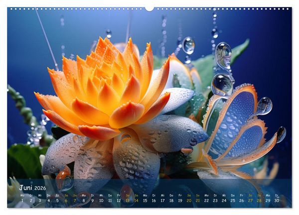 Produktbild: Exotische Pflanzen Close-up (hochwertiger Premium Wandkalender 2026 DIN A2 quer), Kunstdruck in Hochglanz